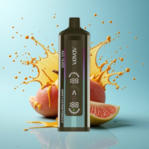 Adalya ADL 16000 PRO Puffs Сладък Крем Тютюн с Дигитален Екран и USB-C