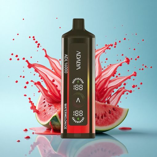 Adalya ADL 16000 PRO Puffs Диня Лед USB-C Метал