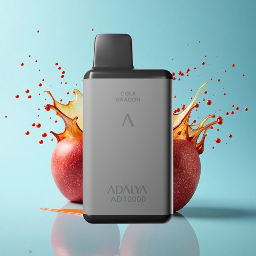 Adalya AD 10000 Puffs Двете ябълки - алуминиева тръба, 14 мл, USB-C