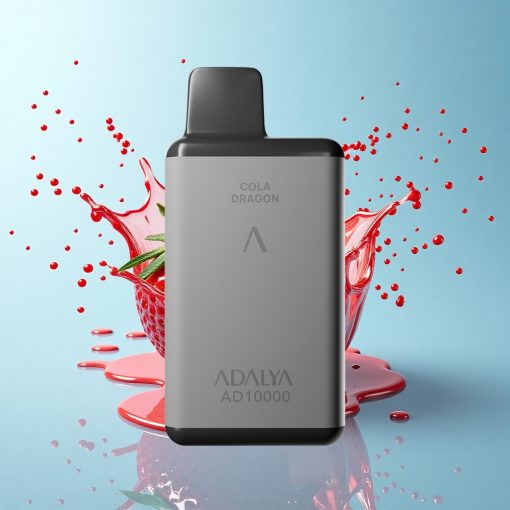 Adalya AD 10000 Puffs Ягодово Блясък със Син Светлинен Ефект и Алуминиева Тръба