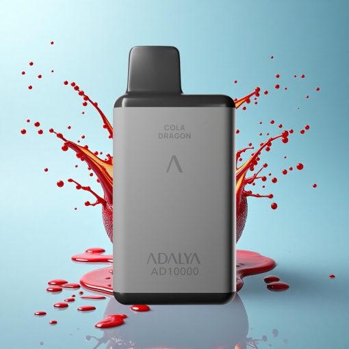 Adalya AD 10000 Puffs Дракон Кола Сребърен Пясък USB-C