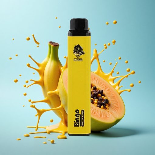 Aivono Aim Bingo 4000 Puffs Банана Папая Компакт 1000mAh 10mL