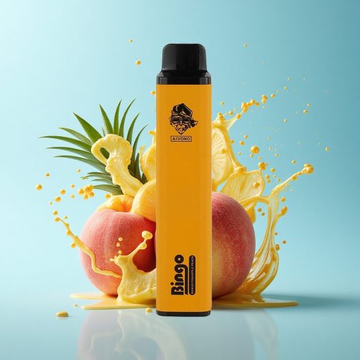 Aivono Aim Bingo 4000 Puffs Ванго Ананас Праскова Компактен 1000mAh 10mL