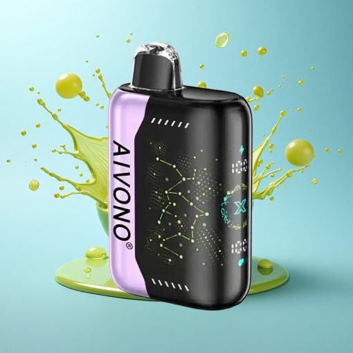 Aivono Aim Boom 25000 Puffs Зелена Ябълка Грозде Меш 650mAh Тип-C