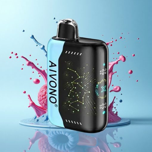 Aivono Aim Boom 25000 Puffs Синьо Малинов Лед 650mAh Mesh