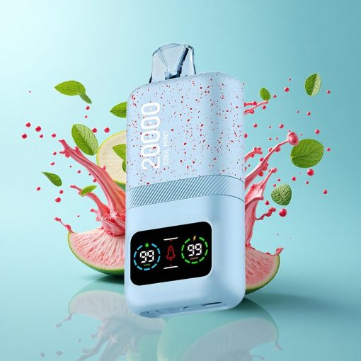 Aivono Aim Magic 20000 Puffs Хладен Ментол с Двойни Мрежи и LCD дисплей