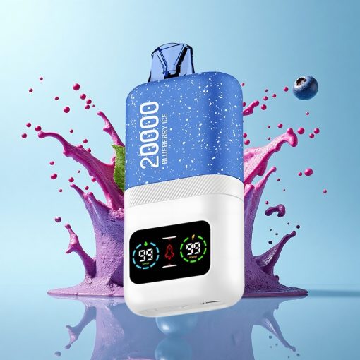 Aivono Aim Magic 20000 Puffs Боровинков Лед с Двойни Мрежи и LCD Дисплей