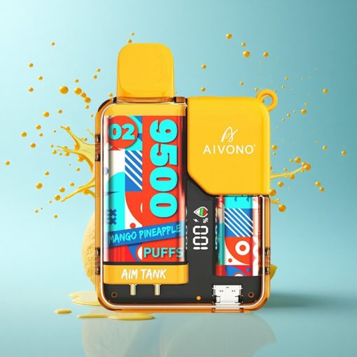 Aivono Aim Tank 9500 Puffs Манго Ананас 18мл 650мАч 1.2ом