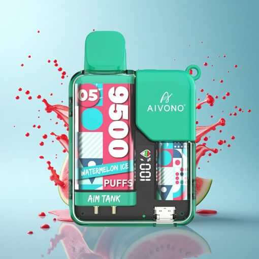 Aivono Aim Tank 9500 Puffs Диня Лед 18мл 650мAh Мрежов Намотка