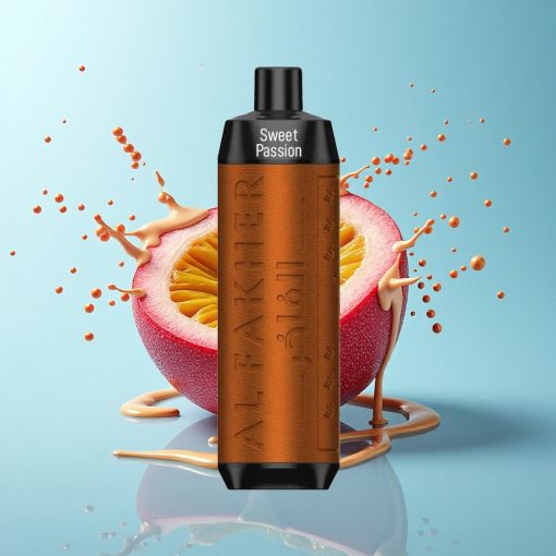 Al Fakher Crown Bar 8000 Crystal Сладка Пасифлора с 18мл Течност и USB-C Зарядно