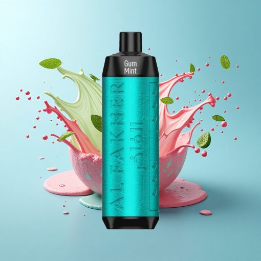 Al Fakher Crown Bar 8000 Crystal Дъвка Мента 8000 Пуфа с USB-C и 5mg Никотин