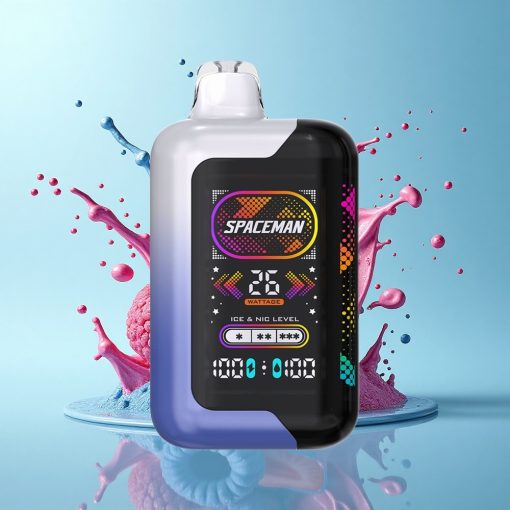 SMOK SPACEMAN SP40000 Puffs Синьо Малинов Лед 1000mAh 20ml 50mg