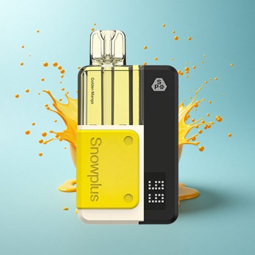 Snowplus Swift 5000 Puffs Златен Манго Двойна Мрежа 1000 mAh