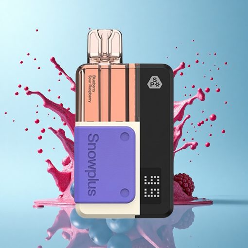 Snowplus Swift 5000 Puffs Синьо-кисела малина Dual Mesh 1000 mAh