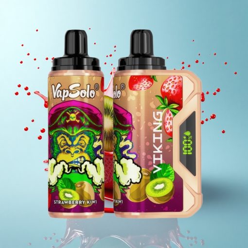 VapSolo VIKING 12000 Puffs Ягода Киви 22мл Тип-C