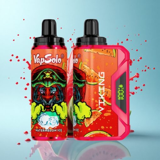 VapSolo VIKING 12000 Puffs Динена Ледена ВиКинг Тип-С 22мл