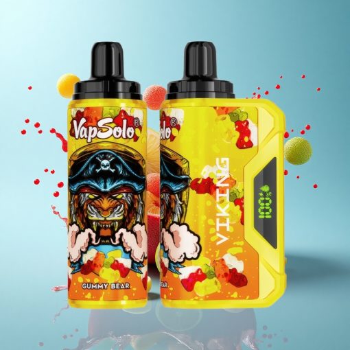 VapSolo VIKING 12000 Puffs Мече Бонбон Тип-C 22мл Екран