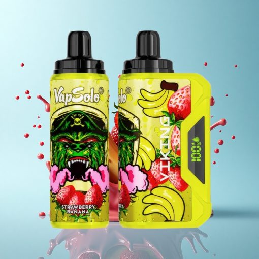 VapSolo VIKING 12000 Puffs Ягода Банан Тип-C 22мл