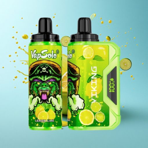 VapSolo VIKING 12000 Puffs Лимон Лайм Тип-C 22мл