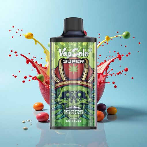 Vapsolo Super 15000 Puffs Скитълс Супер 40мл 850мАч Мрежов