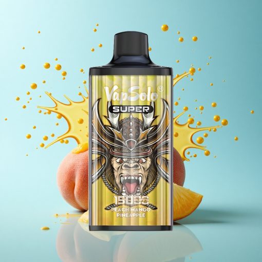 Vapsolo Super 15000 Puffs Праскова Манго Ананас 40 мл 850 мАч Type-C