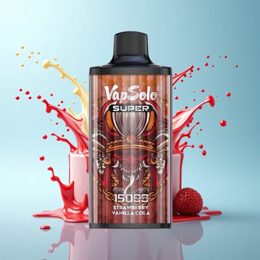 Vapsolo Super 15000 Puffs Ягодова Ванила Кола с 40мл Течност и 850mAh Батерия