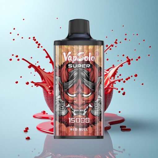 Vapsolo Super 15000 Puffs Червен Бик Супер 40мл Тип-C