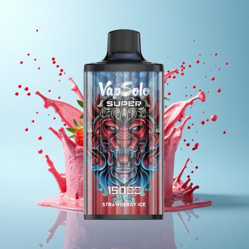 Vapsolo Super 15000 Puffs Ягодов Лед 850mAh Type-C