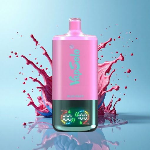 Vapsolo Triple 30000 Puffs Синьо Малиново 40мл Type-C