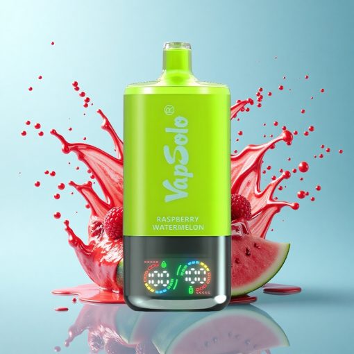 Vapsolo Triple 30000 Puffs Малинова Диня Тип-C Тройно Е-Течно
