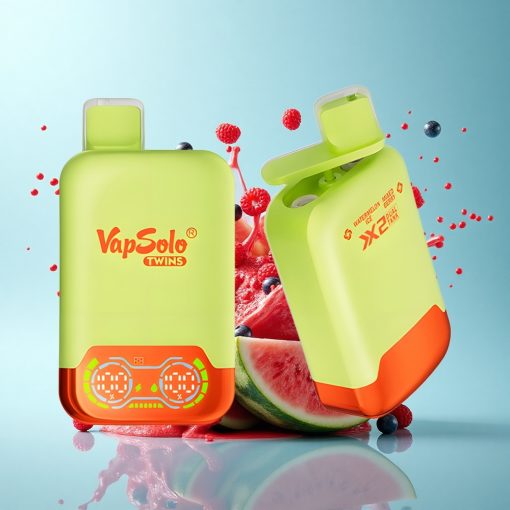 Vapsolo Twins 20000 Puffs Динена Лед & Смесени Горски Плодове 40 мл Тип-C