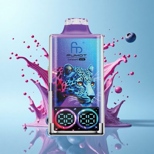 Fumot Leopard 40K Puffs Боровинка На Лед (5% Никотин, Dual Mesh, 700mAh Батерия)