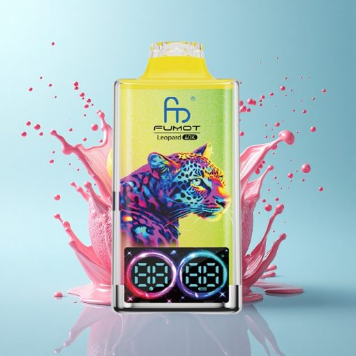 Fumot Leopard 40K Puffs Розов лимонада с 5% Никотин и Dual Mesh
