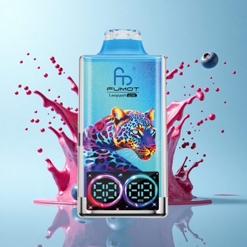 Fumot Leopard 40K Puffs Боровинка Малина Dual Mesh 5%