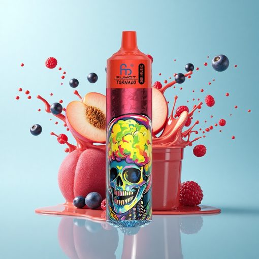Fumot Randm Tornado 30000 Puffs Праскова Ягоди 30mL 5% мрежов намотка