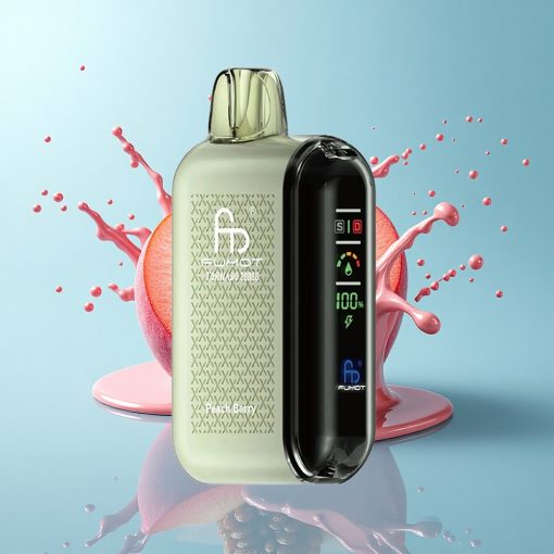 Fumot Tornado 20000 Puffs Пръскова ягода с двойна мрежа и интелигентен дисплей