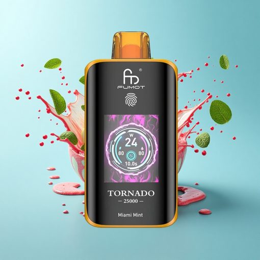 Fumot Tornado 25000 Puffs Софийска Мента ХД Екран 700mAh 20ml