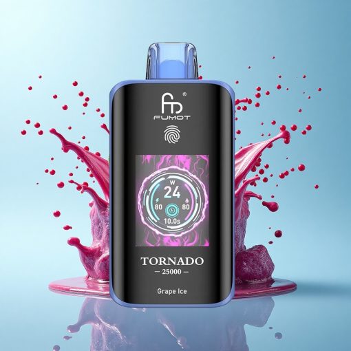Fumot Tornado 25000 Puffs Гроздов Лед 700mAh 20ml Type-C
