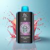 Fumot Tornado 25000 Puffs Ледена Свежест HD Екран 20мл Течност Type-C