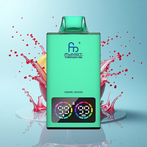 Fumot Tornado 35000 Puffs Гроздово Лимоново Двойна Мрежа USB-C