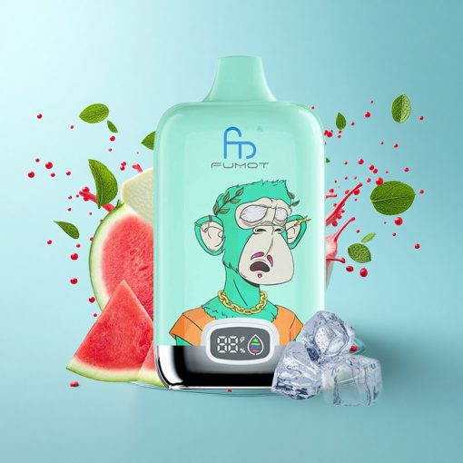 Fumot Tornado Digital Box 12000 Puffs Хладен Ментол Мрежов Катушков Тип-C