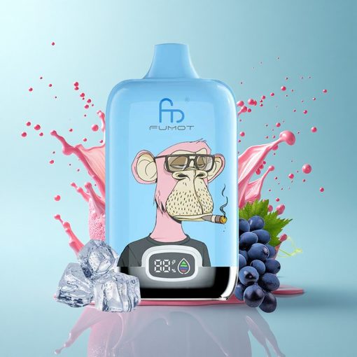 Fumot Tornado Digital Box 12000 Puffs Розов лимонада с мрежова намотка и тип-C зареждане