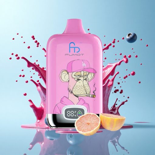 Fumot Tornado Digital Box 12000 Puffs Боровинка Малина Мрежово Намотка Тип-C