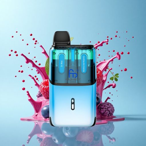 Fumot Ultra T32000 Puffs Д-р Синьо - Боровинка Кисела Малина с 24мл Течност и Бързо Зареждане