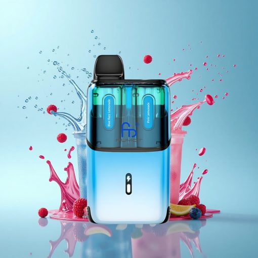 Fumot Ultra T32000 Puffs Синьо Малинова Лимонада - Розова Лимонада с Напредъчна Мрежеста Намотка