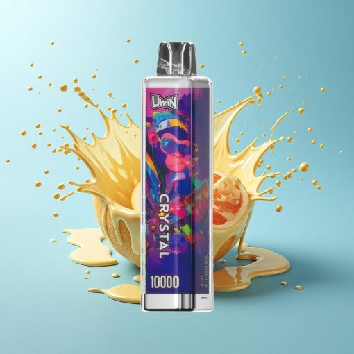 Uwin Crystal 10000 Puffs Ванилов Лед 18мл RGB