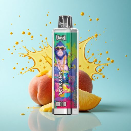 Uwin Crystal 10000 Puffs Праскова Манго Ананас RGB 18мл 650mAh