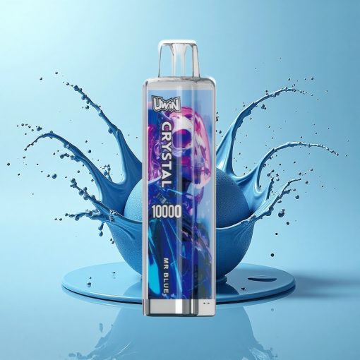 Uwin Crystal 10000 Puffs Г-н Син RGB Мрежов Катуш 18мл Тип-C
