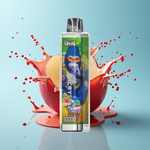Uwin Crystal 10000 Puffs Две Ябълки RGB 18ml 0.8 Ohm
