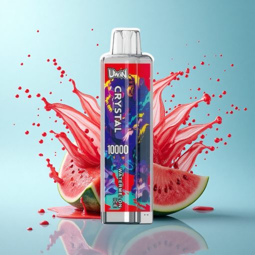 Uwin Crystal 10000 Puffs Диня Лед RGB 18ml 0.8 Ohm